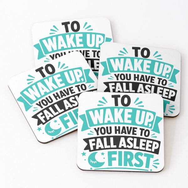 Item preview, Wake Up Before Falling Asleep designed and sold by RedCircleArt.