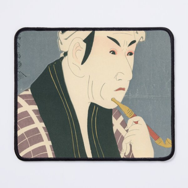Item preview, Sharaku Kabuki Smoking Pipe Ichikawa Komazo Japanese Ukiyo-e Art designed and sold by vekotpu.