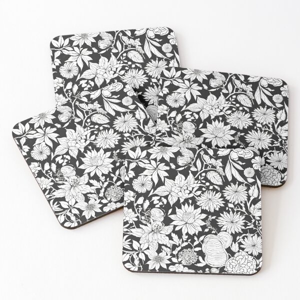 Item preview, Japanese Japanese Traditional Pattern - Traditional black white Wagara Design designed and sold by KS-PopArtJapan.