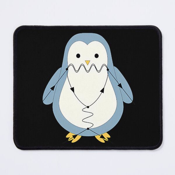 Item preview, Feynman Penguin designed and sold by melinacris.