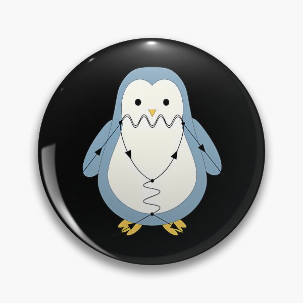 Item preview, Feynman Penguin designed and sold by melinacris.