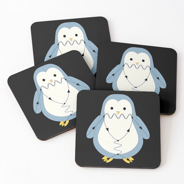 Item preview, Feynman Penguin designed and sold by melinacris.