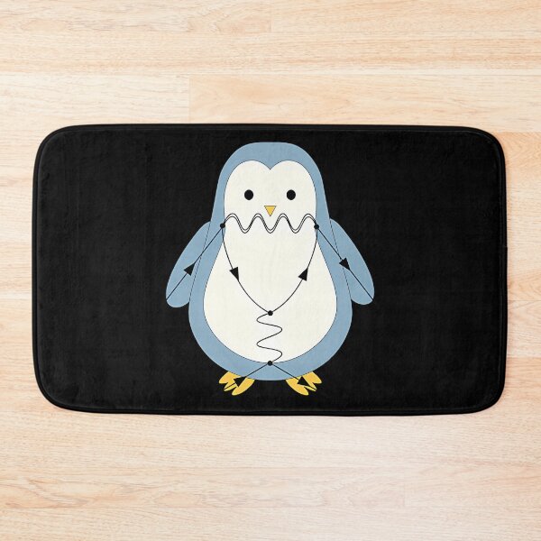 Item preview, Feynman Penguin designed and sold by melinacris.