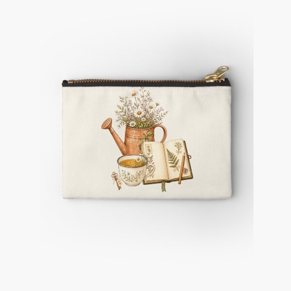 Item preview, The Key to Happiness | Cottagecore Vintage Botanical Collage | Calm and Cozy Colelction designed and sold by Made by Tamar.