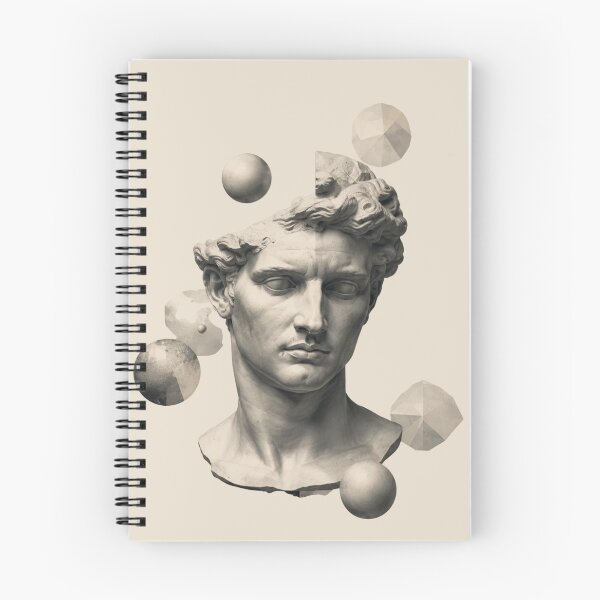 Item preview, Geometric Marble Bust | Minimalist Greek Statue Aesthetic Graphic designed and sold by BunnyPixel21 .