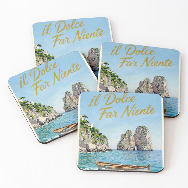 Item preview, il Dolce far niente designed and sold by LaughandLaugh.