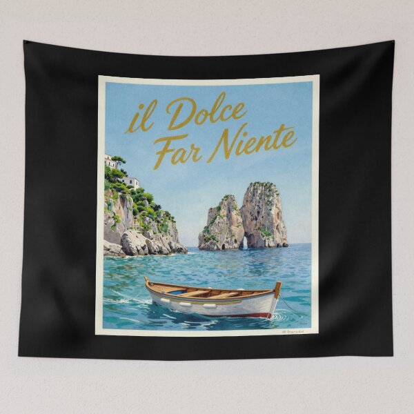 Item preview, il Dolce far niente designed and sold by LaughandLaugh.