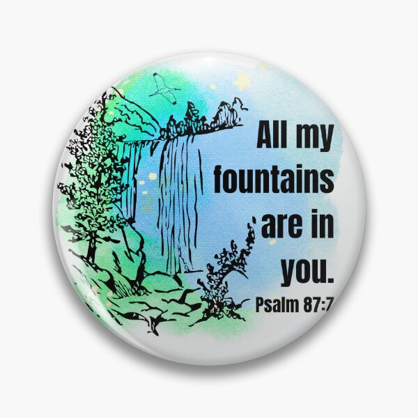 Item preview, PSALM 87:7 (green and blue) designed and sold by Boy and Belugee.