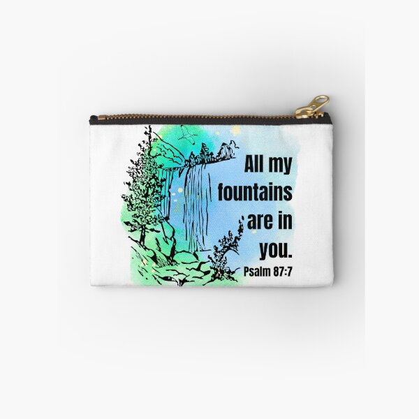 Item preview, PSALM 87:7 (green and blue) designed and sold by Boy and Belugee.