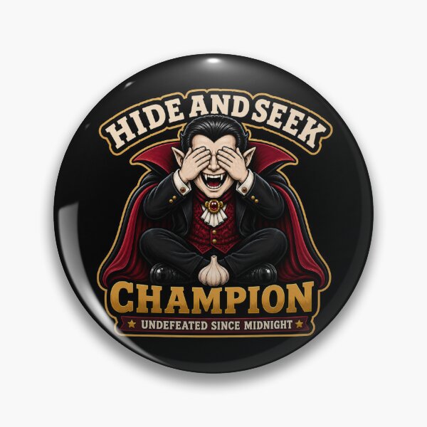 Item preview, Hide and Seek Champion Dracula – Funny Undefeated Since Midnight designed and sold by GibasVisuals.