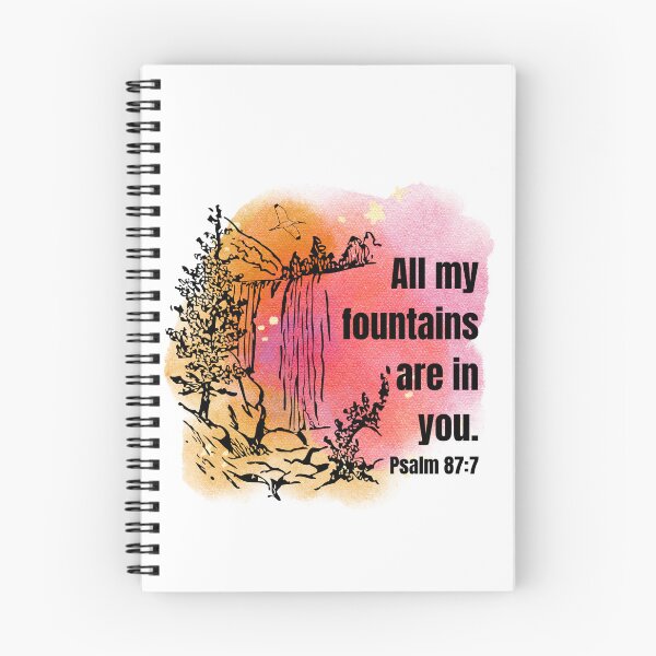 Item preview, PSALM 87:7 (red and orange) designed and sold by Boy and Belugee.