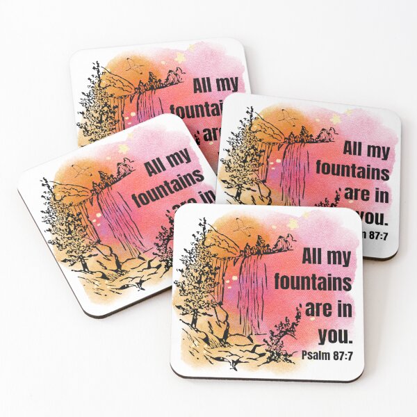 Item preview, PSALM 87:7 (red and orange) designed and sold by Boy and Belugee.