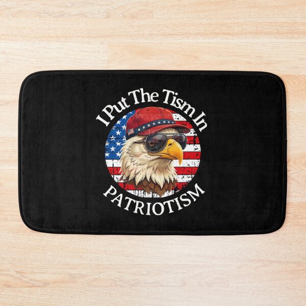 Item preview, I Put The Tism in Patriotism Athletic Eagle designed and sold by TheEndDesign.