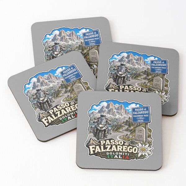 Item preview, Falzarego Pass, Passo di Falzarego Italy Motorcycle Sticker TShirt 05 designed and sold by OuterShellUK.