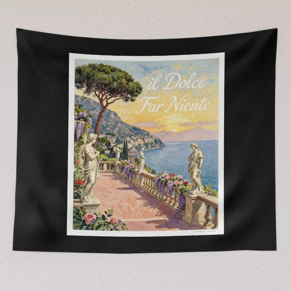Item preview, il Dolce far niente designed and sold by LaughandLaugh.