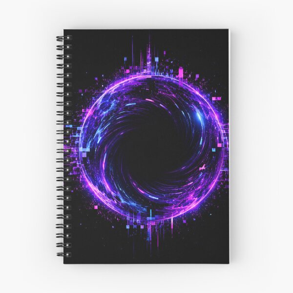 Item preview, Void Icon Neon Glitch Cosmic Portal Art designed and sold by RiteshCenter .