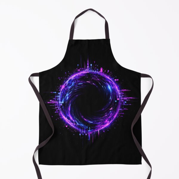 Item preview, Void Icon Neon Glitch Cosmic Portal Art designed and sold by RiteshCenter .