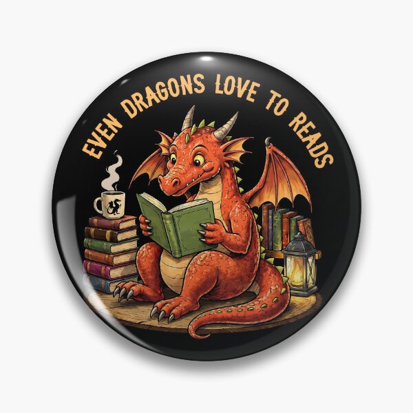 Item preview, Even Dragons Love To Reads designed and sold by Dot1001.