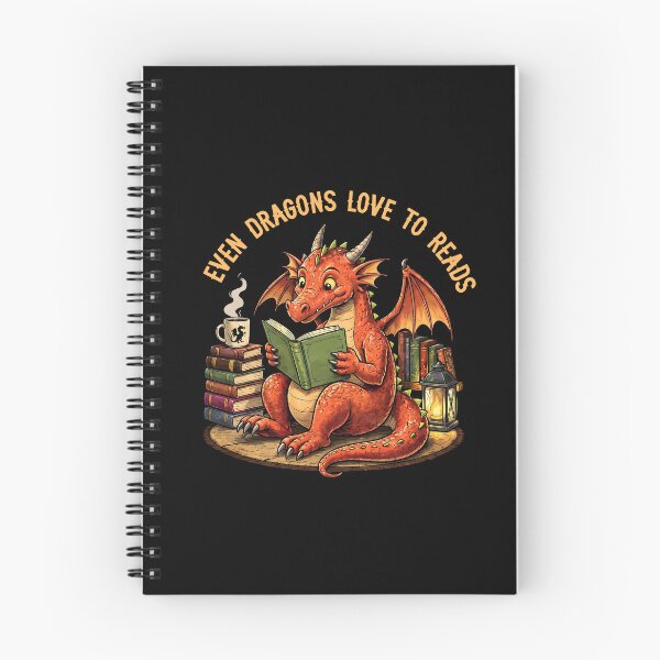 Item preview, Even Dragons Love To Reads designed and sold by Dot1001.