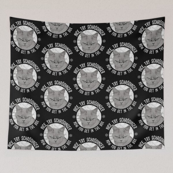 Item preview, Nice Try Schrodinger Schrodinger'S Cat Funny Quantum Physics designed and sold by melinacris.