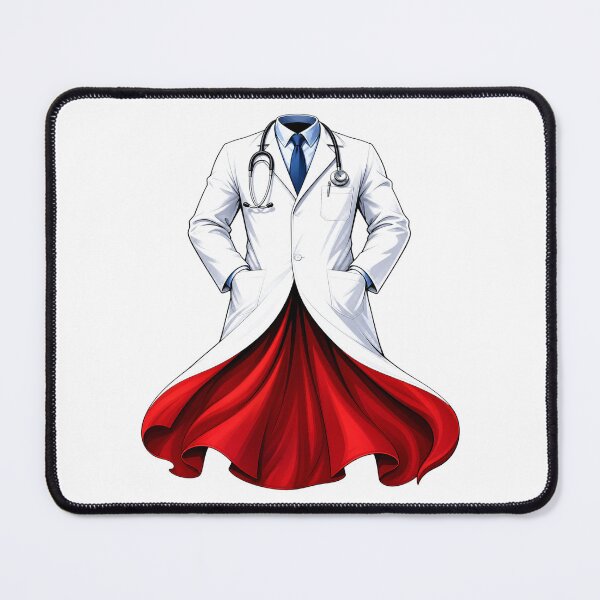Item preview, Doctors Are Real Life Super Heroes Illustration designed and sold by Inky Atlas.