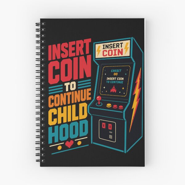 Item preview, Insert Coin To Continue Childhood Retro Arcade designed and sold by arfindo-indra.