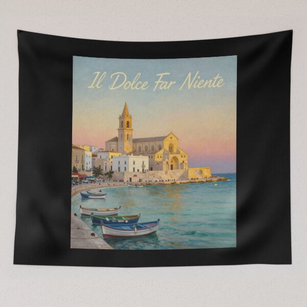Item preview, il Dolce far niente designed and sold by LaughandLaugh.