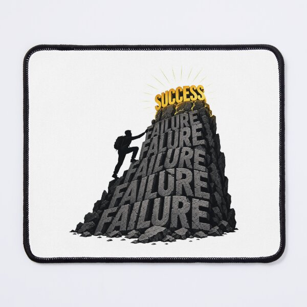 Item preview, Overcoming Fear of Failure Inspirational Art designed and sold by Inky Atlas.