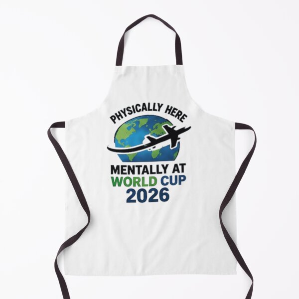 Item preview, Physically Here Mentally at World Cup 2026 designed and sold by Pixanova.