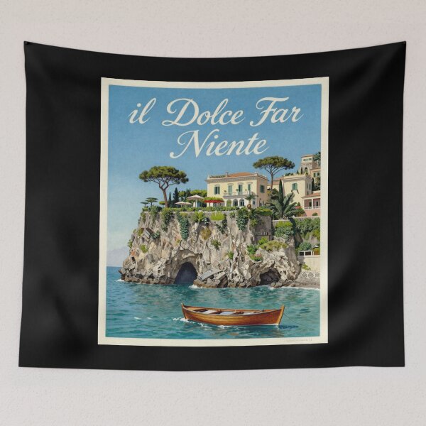 Item preview, il Dolce far niente designed and sold by LaughandLaugh.