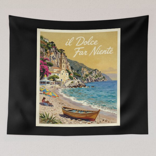 Item preview, il Dolce far niente designed and sold by LaughandLaugh.