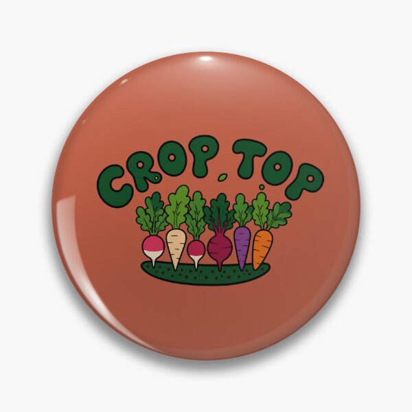 Artikelvorschau, Witziges Crop-Top-Wortspiel: Gemüsegartenwurzeln entworfen und verkauft von bosamji.