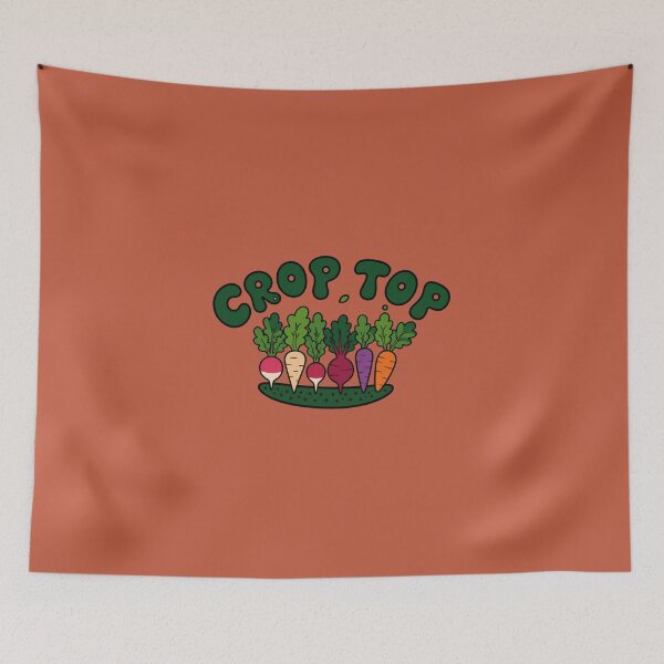 Item preview, Funny Crop Top Pun Veggie Garden Roots designed and sold by bosamji.