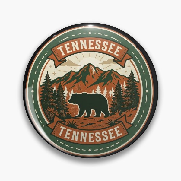 Item preview, Vintage Black Bear Pine Mountain Badge Retro Vector Camping designed and sold by Yellowriversss.