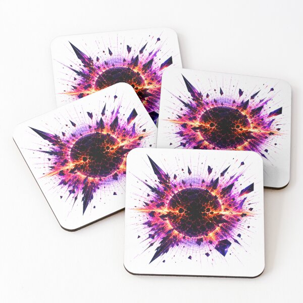 Item preview, Void Impact Cosmic Nova Crystal Explosion Art designed and sold by RiteshCenter .