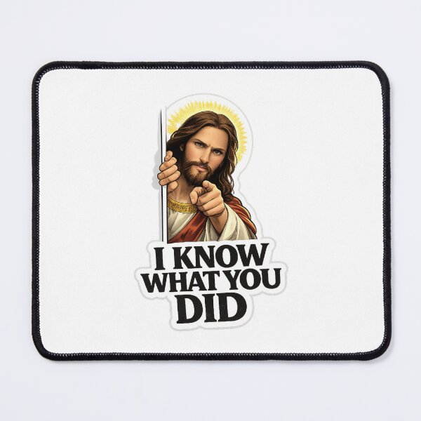 Item preview, Jesus Knows What You Did Funny Christian  designed and sold by RetroPop23.