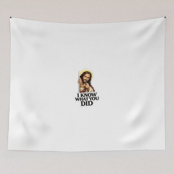 Item preview, Jesus Knows What You Did Funny Christian  designed and sold by RetroPop23.