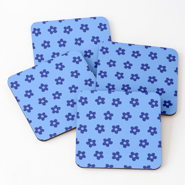 Item preview, Blue Daisy Pattern designed and sold by imaniko.