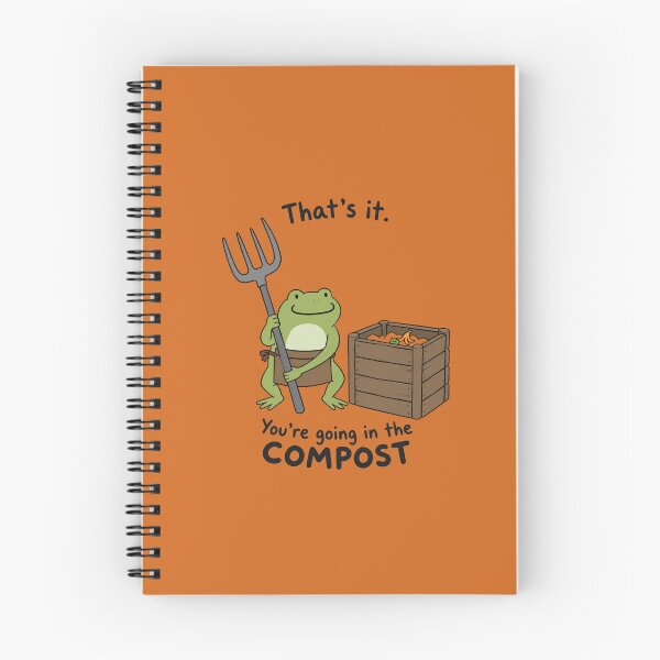 Item preview, Funny Going In The Compost Sarcastic Frog designed and sold by bosamji.