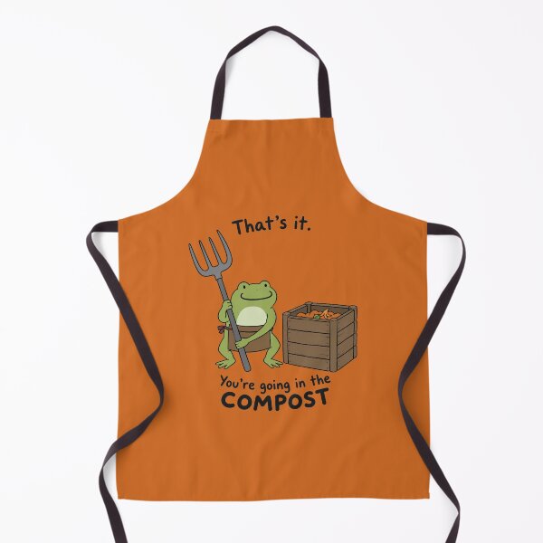 Item preview, Funny Going In The Compost Sarcastic Frog designed and sold by bosamji.