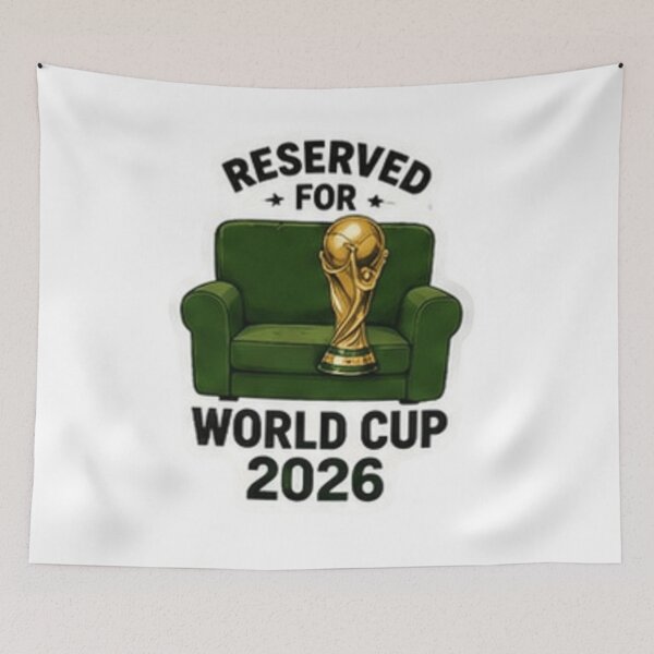 Item preview, Reserved for World Cup 2026 Funny Football Fan designed and sold by Pixanova.