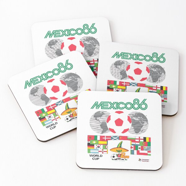 Item preview, MEXICO 86 World Cup Soccer Flags  designed and sold by Mantedrop.