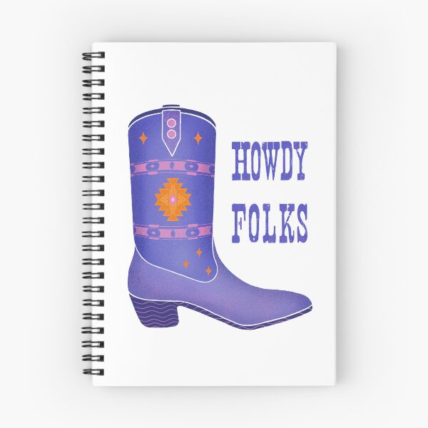 Item preview, Western boot Howdy folks designed and sold by EricaHarwig.