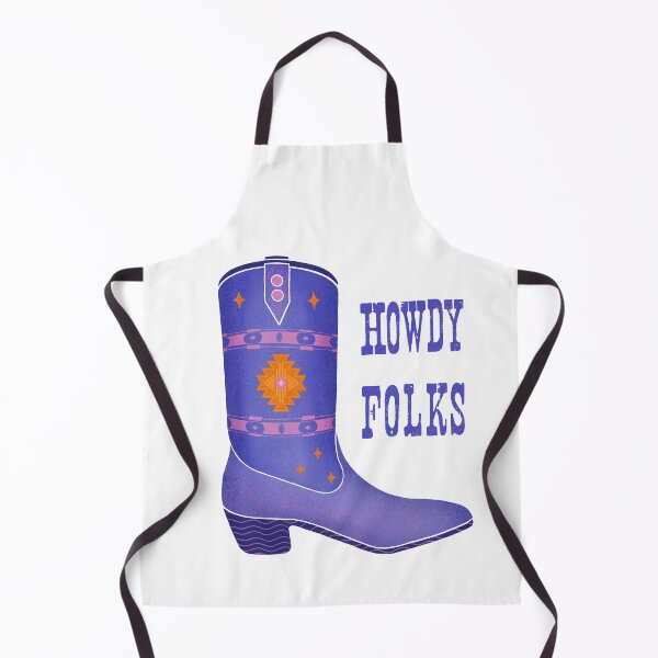 Item preview, Western boot Howdy folks designed and sold by EricaHarwig.