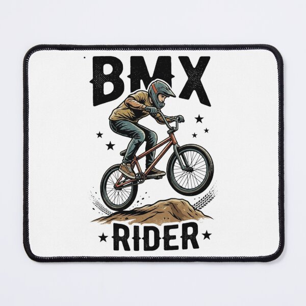 Item preview, BMX rider stunt on a dirt bike illustration designed and sold by Ahmedsyde.