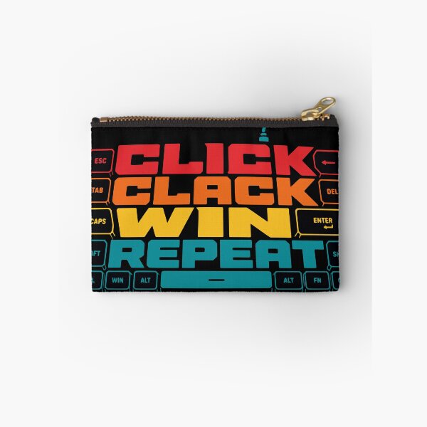 Item preview, Click Clack Win Repeat Mechanical Keyboard Gaming designed and sold by arfindo-indra.