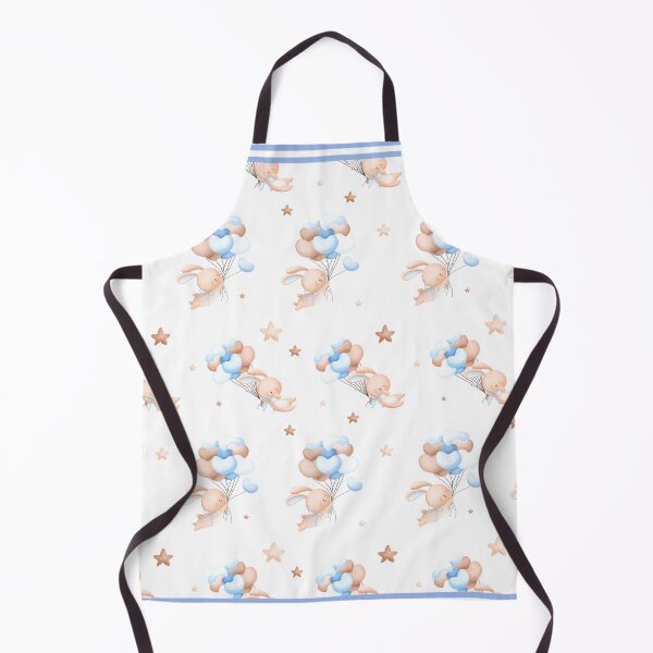 Item preview, Framed Baby Blue-Rabbit and Heart Balloons designed and sold by TeeGeeTees.