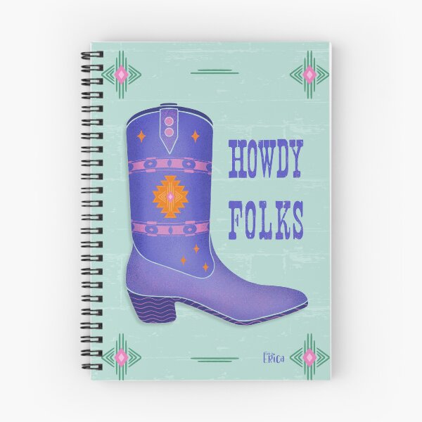 Item preview, Cowboy boot Howdy folks designed and sold by EricaHarwig.