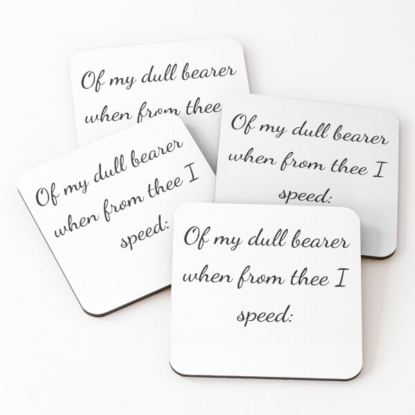 Item preview, "De mi torpe portador cuando me alejo de ti." - letra negra designed and sold by ariksworld.