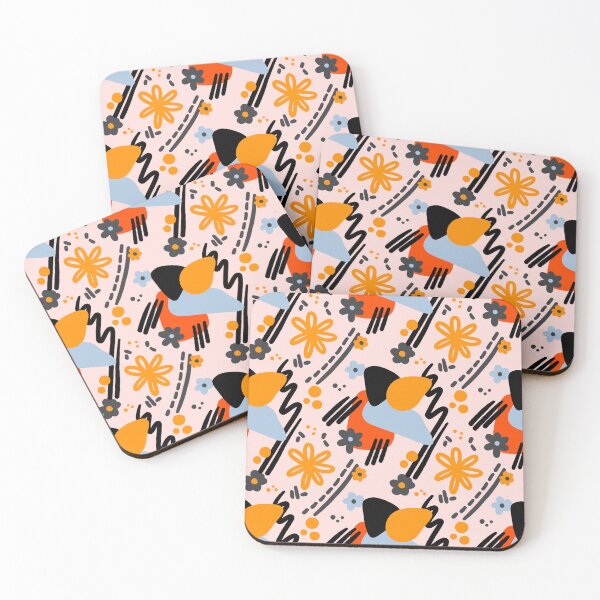 Item preview, Colour Carnival Retro Pattern Collection | Maximalist Geometric Floral and Character Designs designed and sold by VirtuallyCreativ .